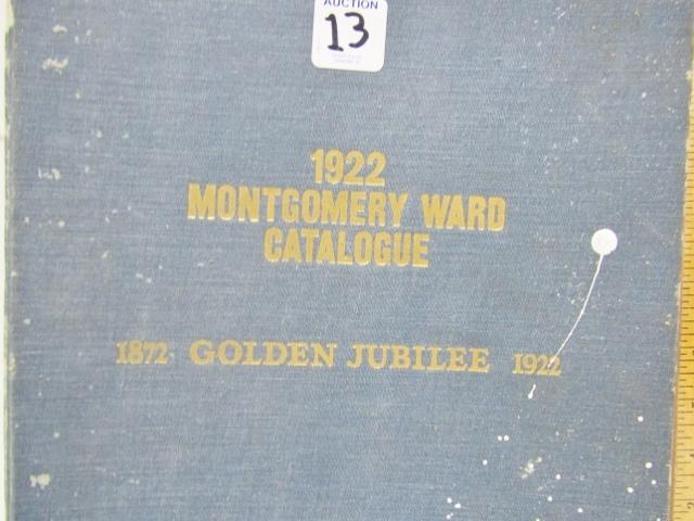 Vtg 1922 Golden Jubilee Montgomery Ward Catalogue That Vwas Reproduced