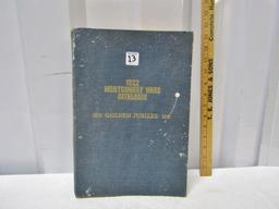Vtg 1922 Golden Jubilee Montgomery Ward Catalogue That Vwas Reproduced