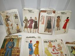 Box Of 71 Vtg Patterns