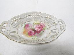 Lot Of Porcelain And A Signed Enameled Dish