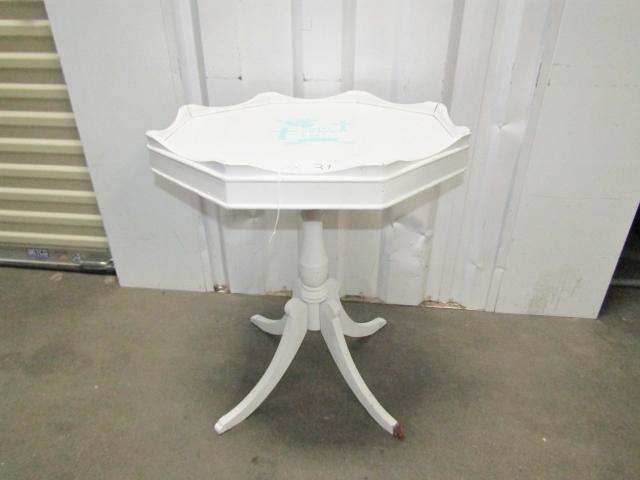 Vtg Solid Wood Side Table (Local Pick Up Only)