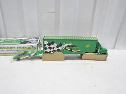 N I B Limited Edition B P Toy Racing Transport Truck W/ Race Car