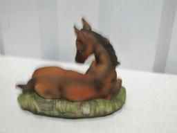 Vtg 1981 Masterpiece Porcelain Horse Figurine By Homco