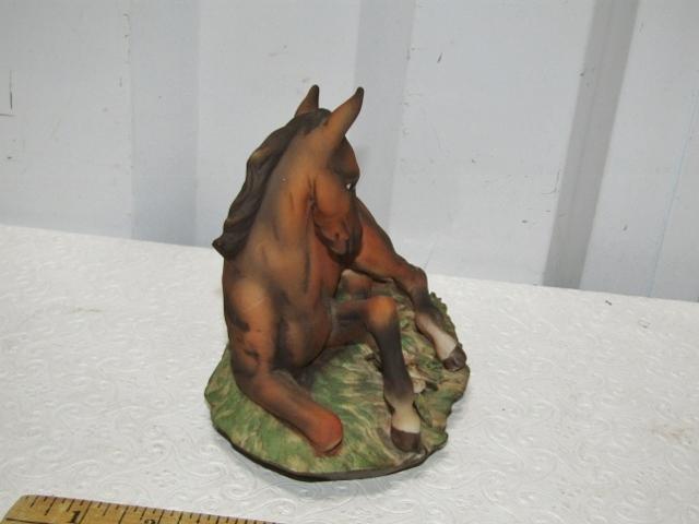 Vtg 1981 Masterpiece Porcelain Horse Figurine By Homco