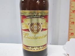 Vtg 1998 Budweiser " Thank You " Beer Bottle Limited Edition Full Bottle