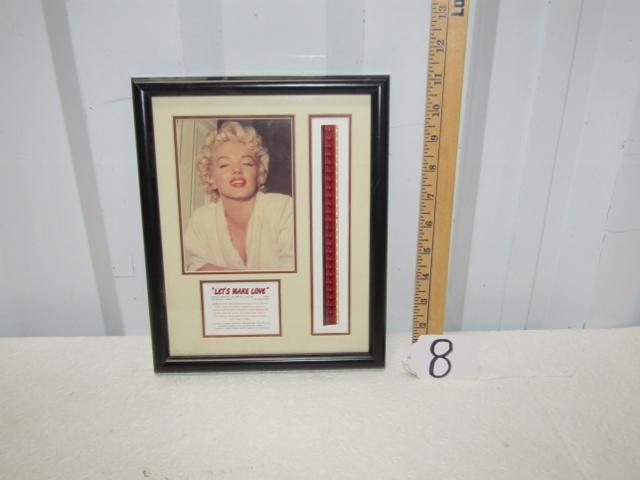 Limited Edition 3/5000 Marilyn Monroe Picture And Piece Of The Original Film