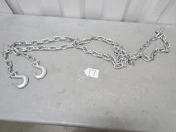 11 Foot Chain W/ 2 Hooks