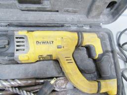 Dewalt Rotary Hammer Drill With Shocks And Accessories