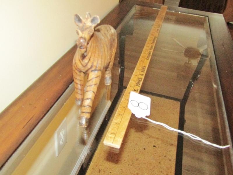 Hand Carved Wood Zebra From Kenya