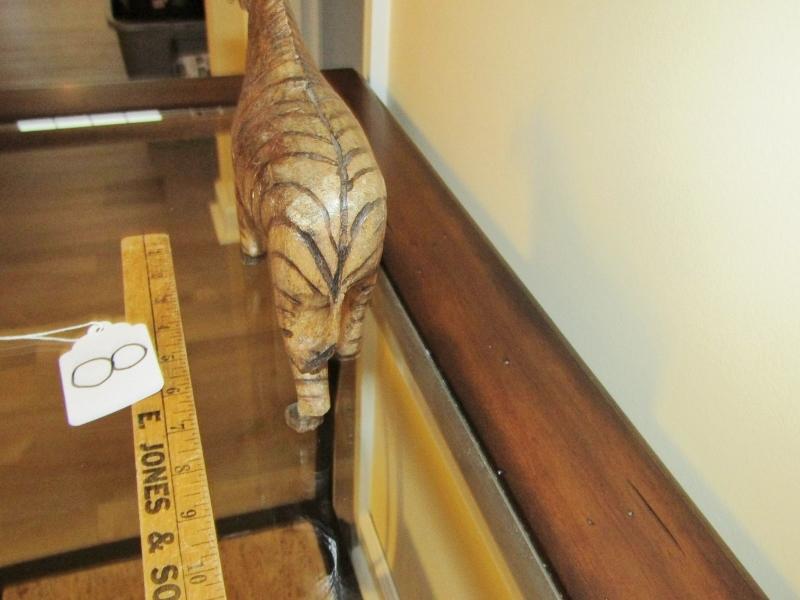 Hand Carved Wood Zebra From Kenya