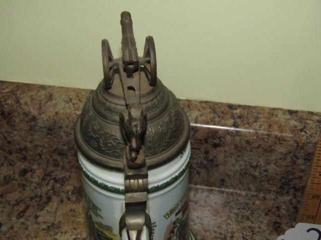 Vtg German Regimental Stoneware Stein