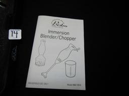 Wolfgang Puck Bistro Collection Immersion Blender / Chopper W/ Accerssories,