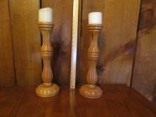 Matching Pair Of 16" Candle Holders And We'll Throw In The Candles