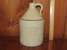 Antique 1 Gallon Moonshiner's Stoneware Whiskey Jug