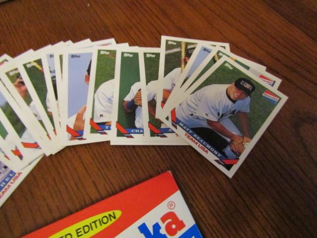 Vtg Limited Edition Bazooka 1993 Team Usa Topps Baseball Cards