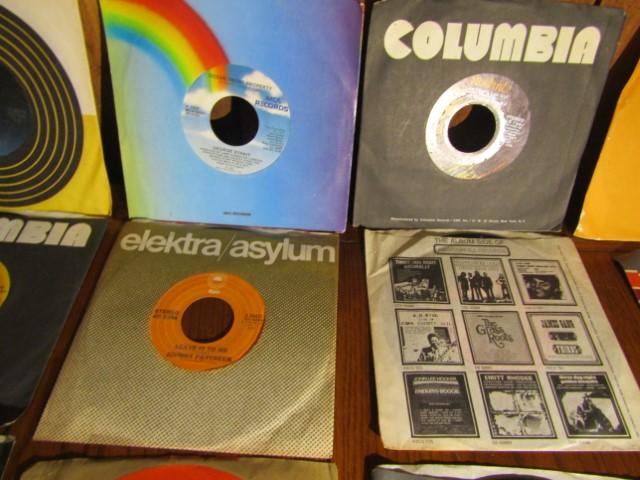 Lot Of Twenty 45 R P M Country Vinyl Records W/ Sleeves