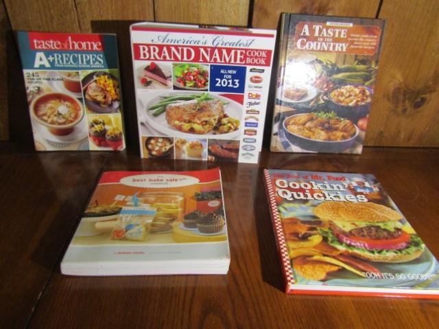 Lot Of 5 Cookbooks