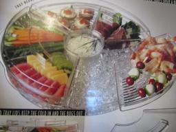 N I B Prodyne Appetizers On Ice W/ Lids Food Tray