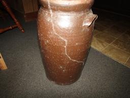 Antique Stoneware Pottery Butter Churn  (Local Pick Up Only)