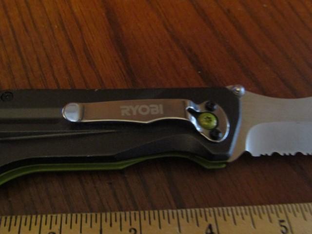 Never Used Ryobi Pocket Knife W/ 3 1/2" Blade