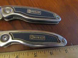 2 Kobalt Pocket Knives