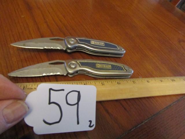 2 Kobalt Pocket Knives