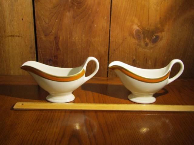 2 Vtg Shenango China Gravy Boats