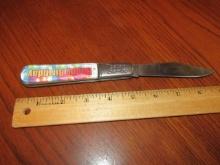 Vtg Master Barlow Pocket Knife W/ Happy Birthday Handle