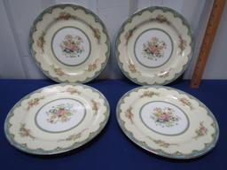 Set Of 4 Noritake China Dinner Plates, Matches Lot 4 And 34