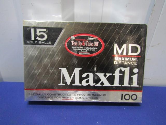 15 New In The Box Maxfli M D Golf Balls