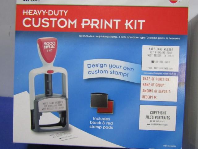 N I B Cosco Heavy Duty Custom Print Kit