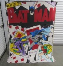 Large Batman D C Comics Hand Painted Poster On Canvas