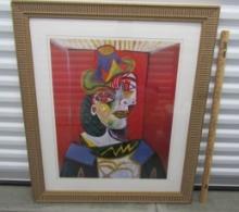 Framed And Matted Print " Buste De Femme " By Pablo Picasso