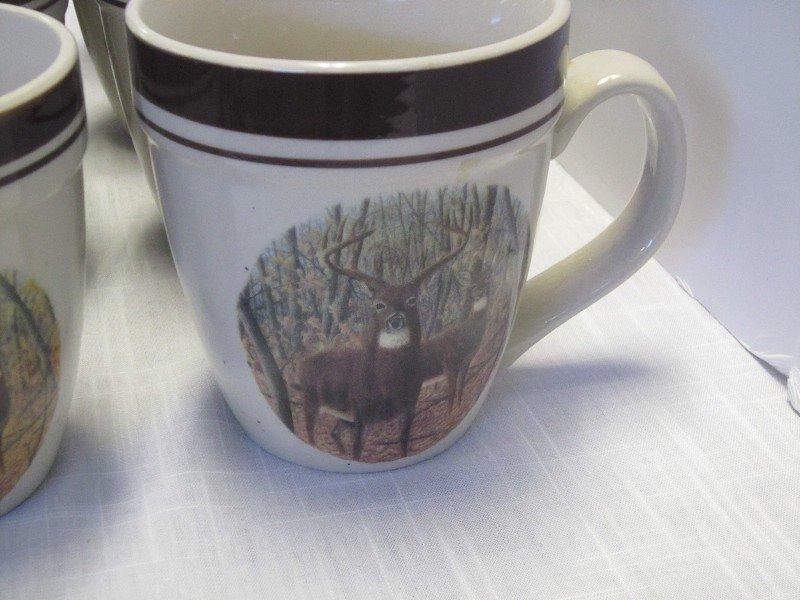 Folkcraft Stoneware Whitetail Buck Diningware