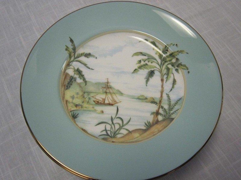 British Colonial Collection Plates Colonial Tradewind by Church Fisher & Lenox China