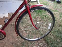 Free Spirit FS3 Retro Red Bicycle, Spoke Wheels