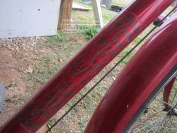 Free Spirit FS3 Retro Red Bicycle, Spoke Wheels