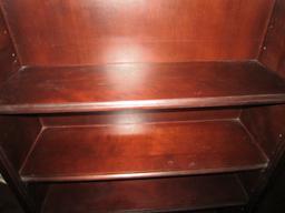 4 Tier Dark Wood Shelf Unit