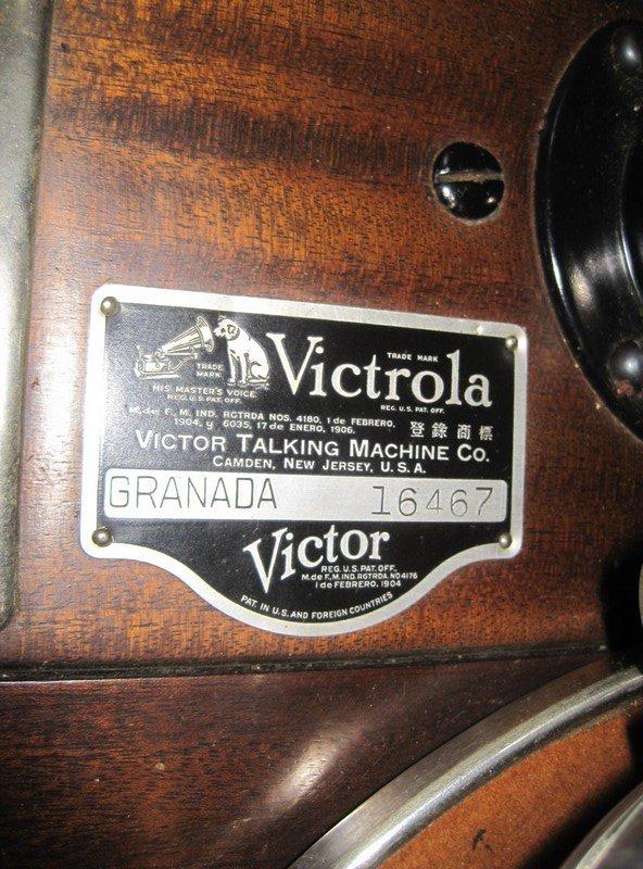 1920's Victrola Victor Talking Machine Co. Granada 16467 Phonograph Record Player