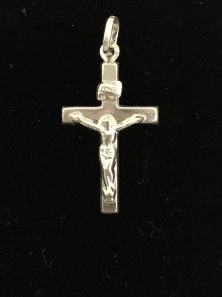 Sterling Silver Crucifix Jesus on The Cross Pendant