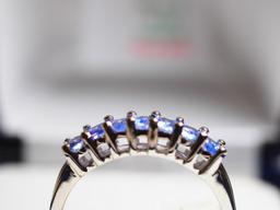 Sterling Silver Tanzanite Violet Ring