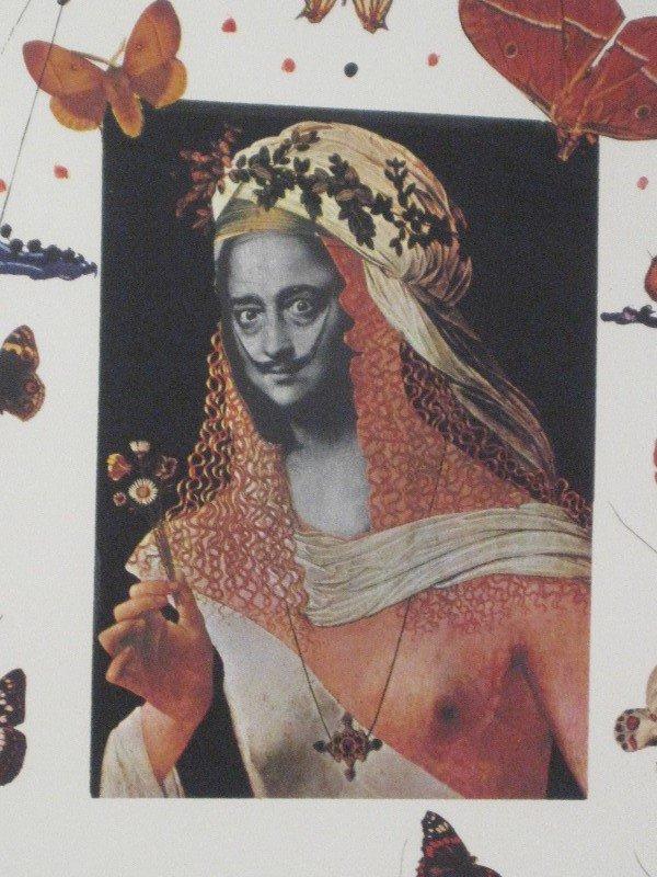 "Memories of Surrealist Portrait of Dali" 1971 Artist Signed Salvador Dali
