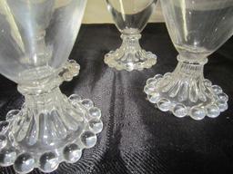 4 Imperial Candlewick Water/Wine Goblets