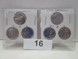 6 Steel War 1943 PDS Pennies