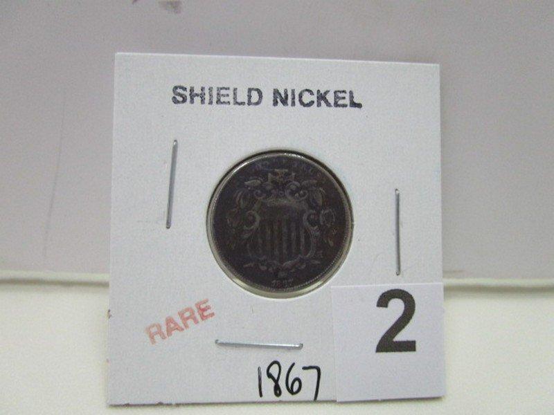 1867 Shield Nickel