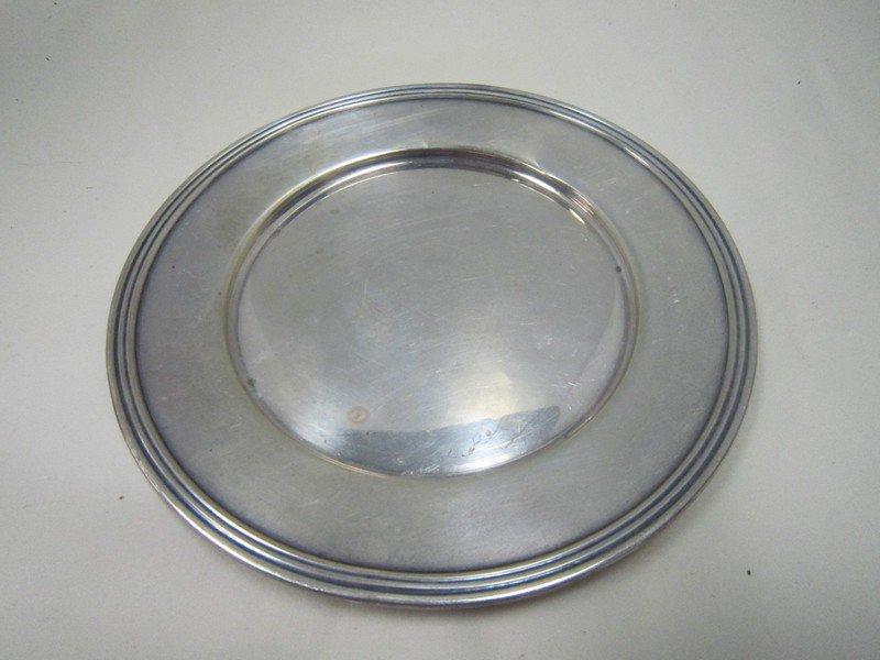 Sterling Silver Plate 6" Round