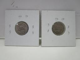 1902 & 1915 Silver Barber Dimes