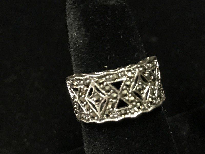 Sterling Silver Marcasite Ring