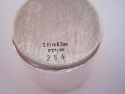 S. Kirk & Son Sterling 254 Jigger Engraved L.C.J. 11-14-52
