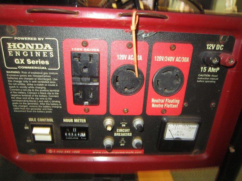 Coleman Powermute Portable Electric Generator Honda Engine